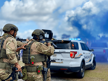 St. Lucie County Sheriff's Office performing SWAT demonstration
